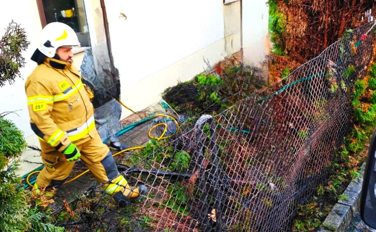 Raport 998. Podpalenie w Kuźni Raciborskiej. Fałszywy alarm z Mysłowickiej - Serwis informacyjny z Raciborza - naszraciborz.pl