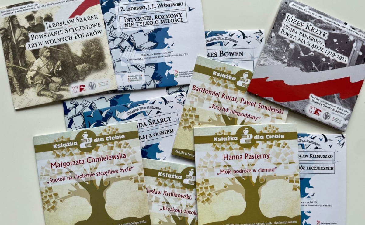 Audiobooki w formacie DAISY do wypożyczenia w bibliotece - Serwis informacyjny z Raciborza - naszraciborz.pl