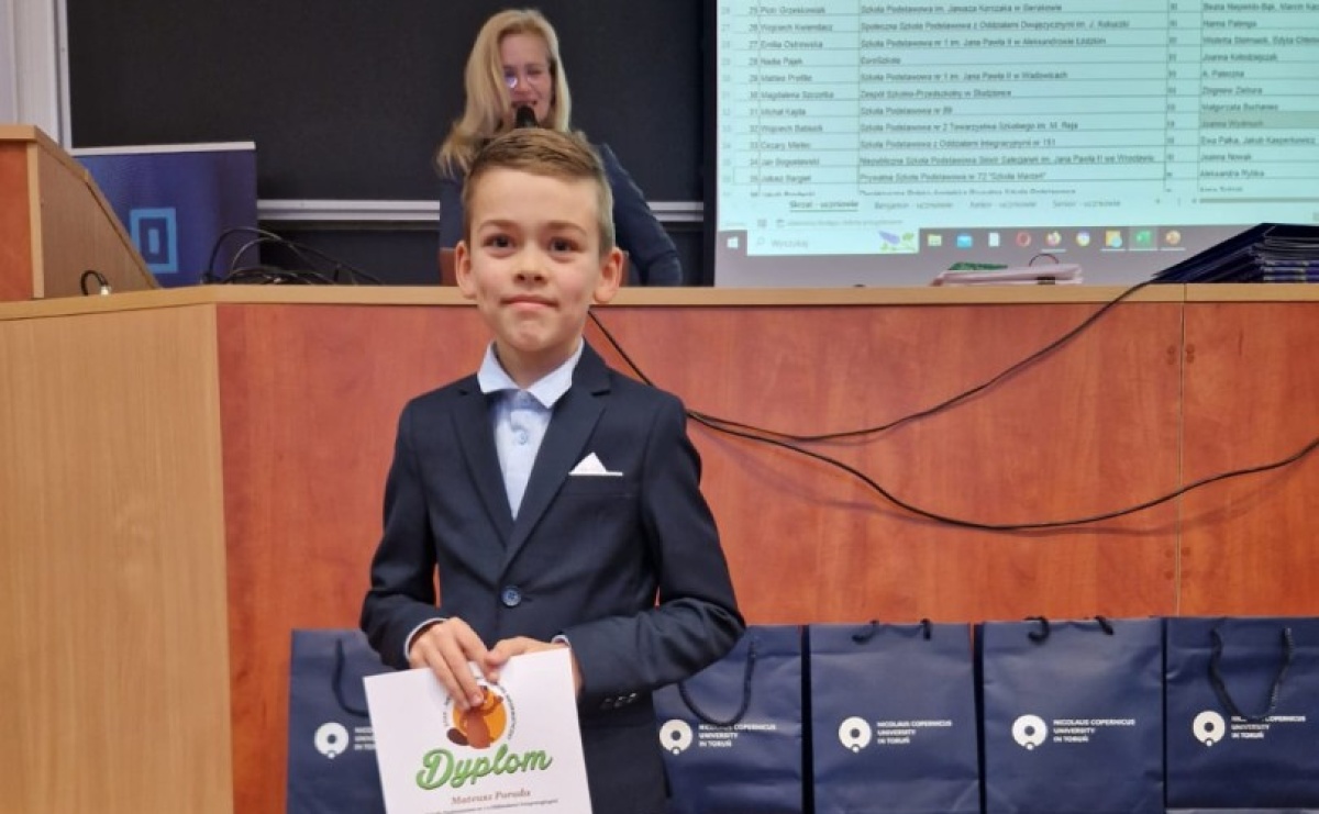 Mateusz z SP 1 laureatem konkursu informatycznego Bóbr - Serwis informacyjny z Raciborza - naszraciborz.pl