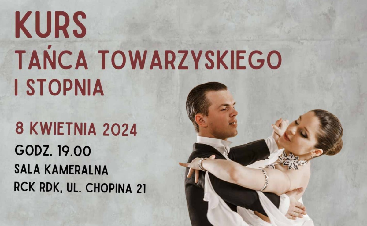 Ruszają zapisy na kurs tańca towarzyskiego - Serwis informacyjny z Raciborza - naszraciborz.pl