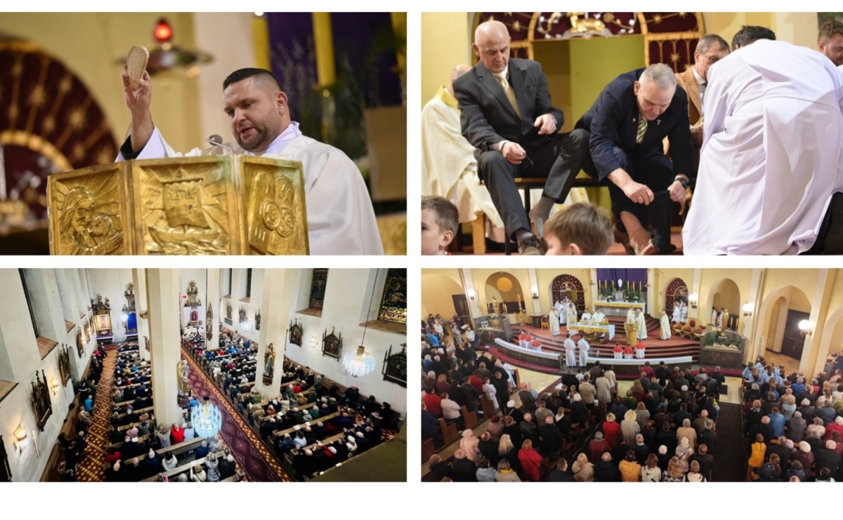 Wielki Czwartek w raciborskich parafiach WNMP i NSPJ [FOTO i WIDEO] - Serwis informacyjny z Raciborza - naszraciborz.pl