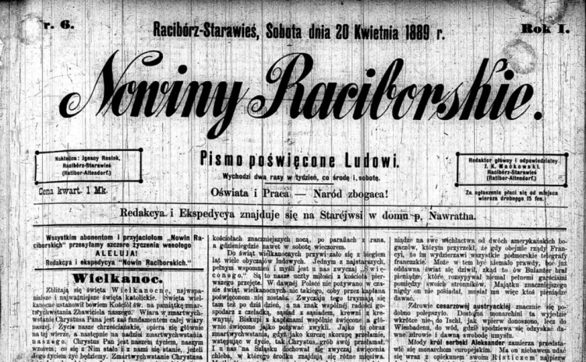 Jak to dawniej w Raciborzu było… Biblioteka poleca archiwalne numery Nowin Raciborskich w wersji online - Serwis informacyjny z Raciborza - naszraciborz.pl