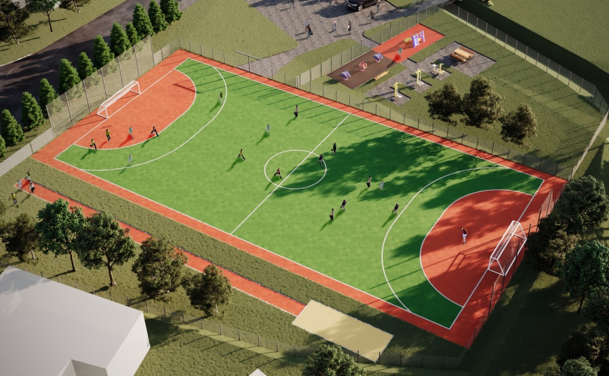 Przy szkole w Kobyli rusza budowa boiska - Serwis informacyjny z Raciborza - naszraciborz.pl