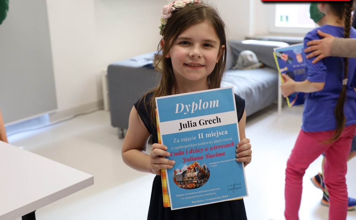 Cuda i dziwy w wierszach Juliana Tuwima – rozstrzygnięto konkurs w bibliotece - Serwis informacyjny z Raciborza - naszraciborz.pl