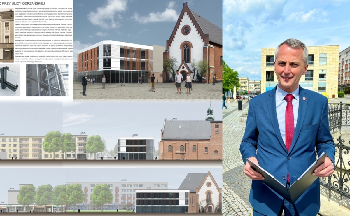 Polowemu grozi proces. Podał nieprawdę w sprawie północnej zabudowy Rynku. Właściciel pokazał jak miała wyglądać - Serwis informacyjny z Raciborza - naszraciborz.pl