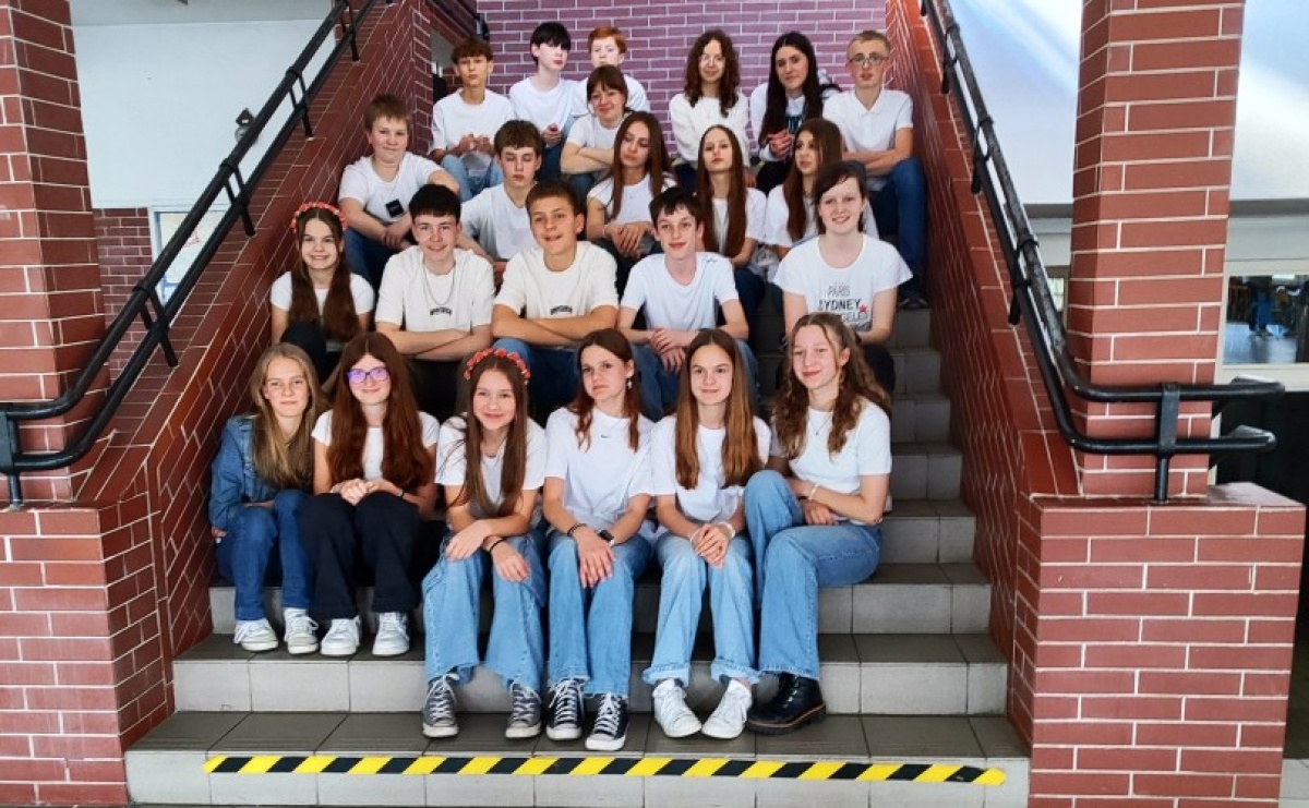 Młodzież z partnerskiego miasta Roth w raciborskiej Osiemnastce - Serwis informacyjny z Raciborza - naszraciborz.pl