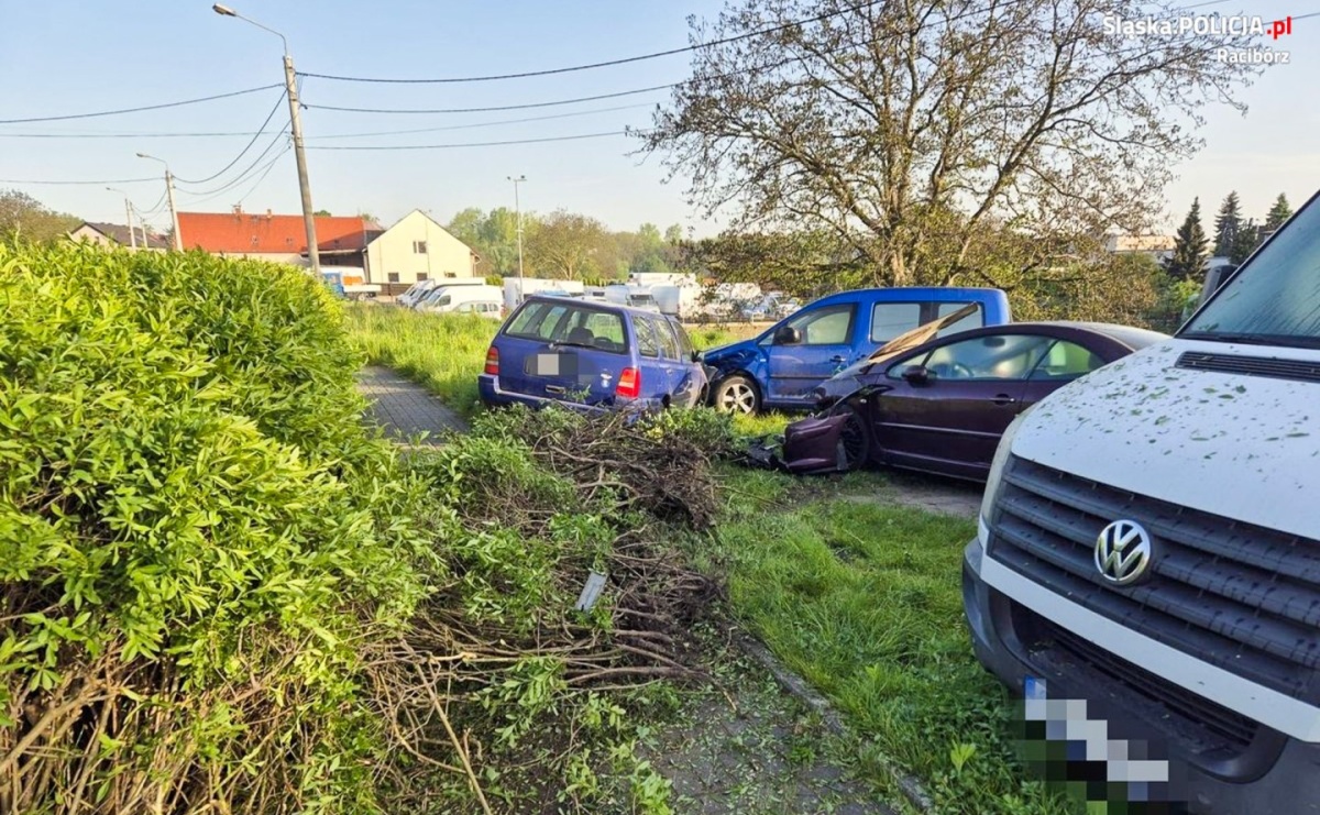 Uszkodził dwa samochody. Poszkodowany ruszył w pościg - Serwis informacyjny z Raciborza - naszraciborz.pl
