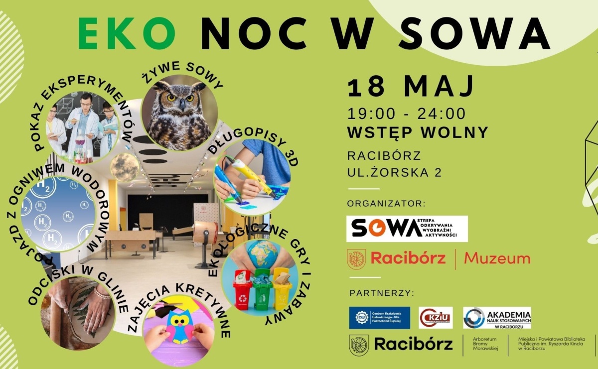 SOWA Racibórz zaprasza na EkoNoc - Serwis informacyjny z Raciborza - naszraciborz.pl
