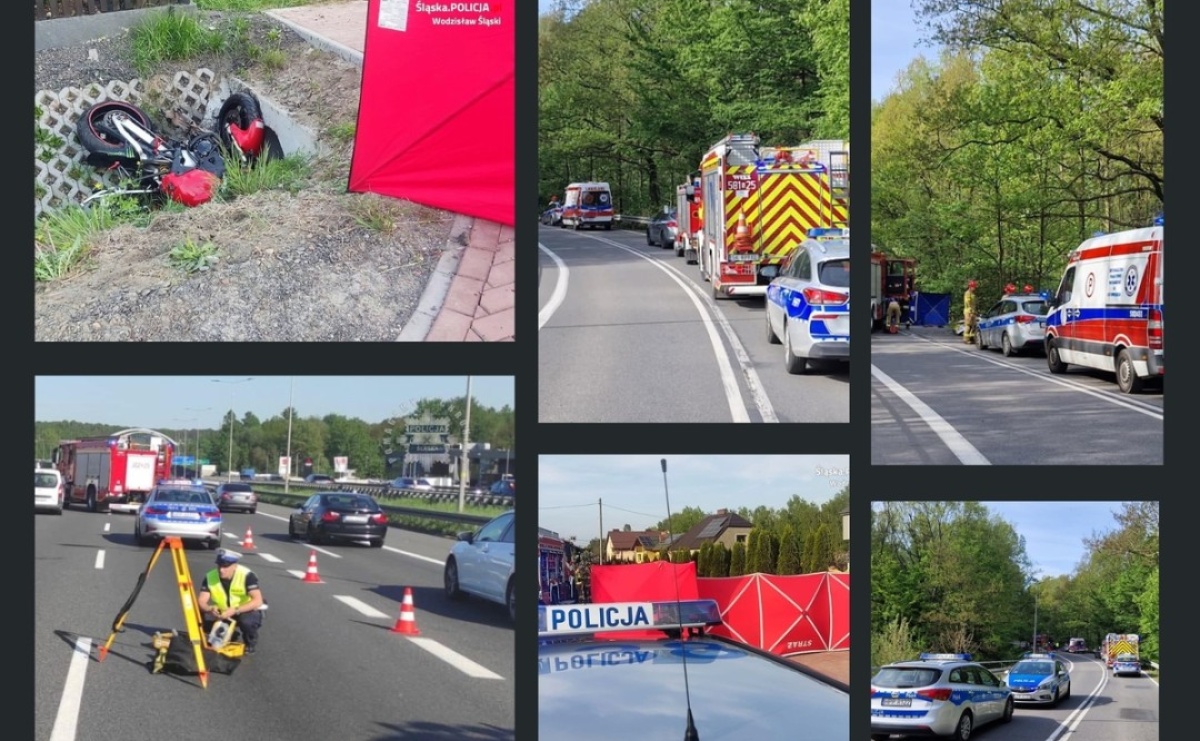 Trzykrotny wzrost liczby wypadków z udziałem motocyklistów - Serwis informacyjny z Raciborza - naszraciborz.pl