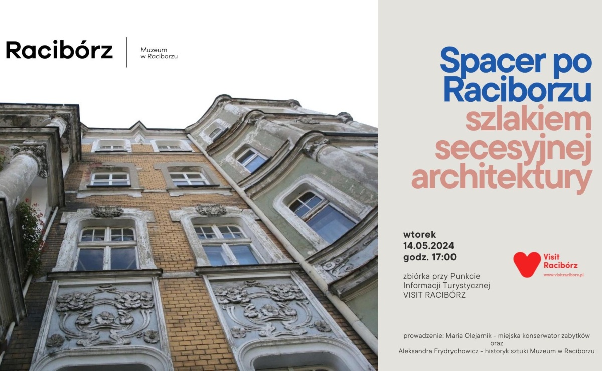Secesja w Raciborzu - spacer z miejską konserwator zabytków i historykiem sztuki - Serwis informacyjny z Raciborza - naszraciborz.pl