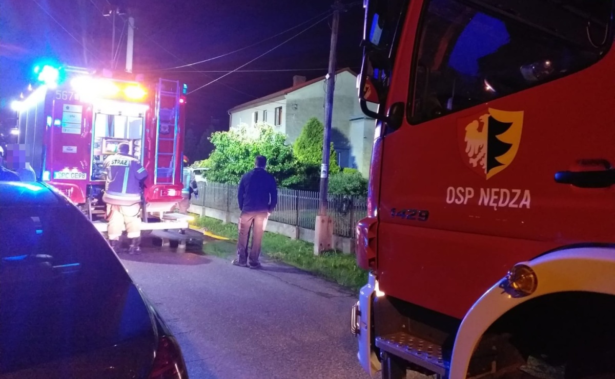 Pozostawiona świeczka przyczyną pożaru w Łęgu - Serwis informacyjny z Raciborza - naszraciborz.pl