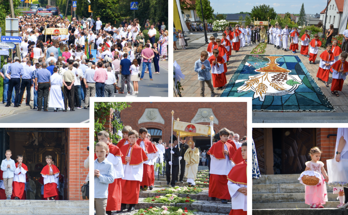 Brzeskie Boże Ciało. Piękne śląskie akcenty [FOTO i WIDEO] - Serwis informacyjny z Raciborza - naszraciborz.pl