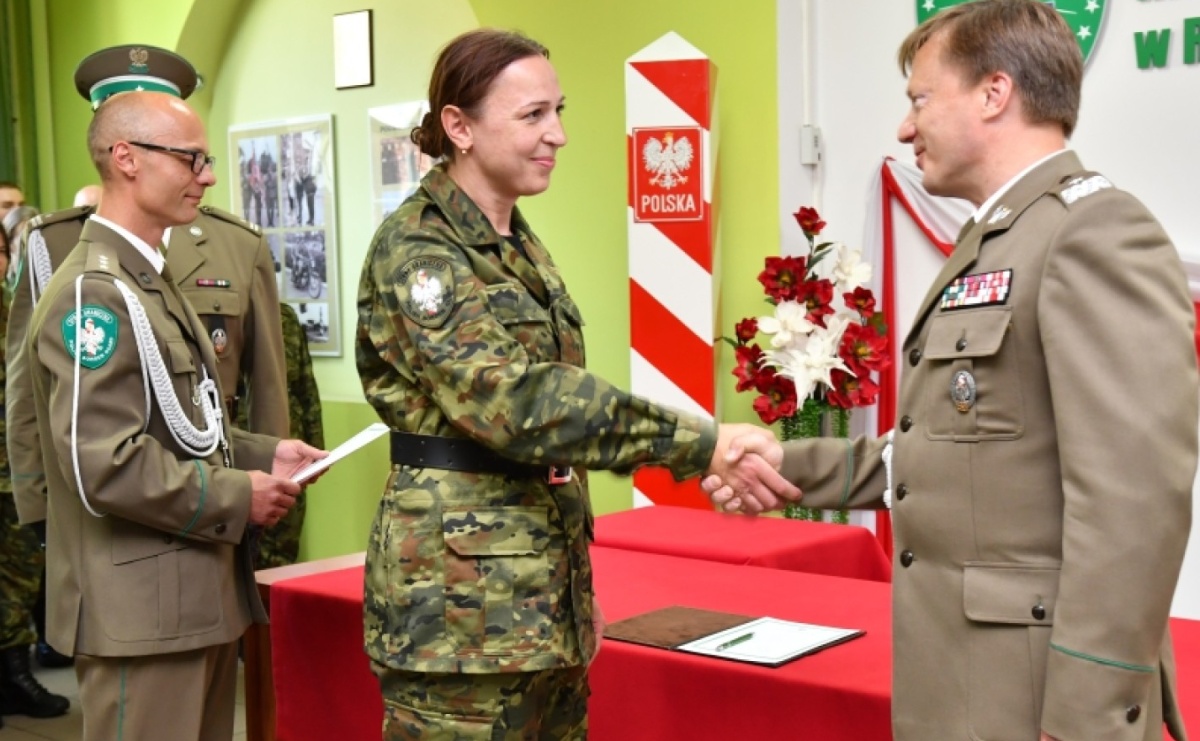 Uroczyste ślubowanie nowych funkcjonariuszy Śląskiego Oddziału Straży Granicznej - Serwis informacyjny z Raciborza - naszraciborz.pl