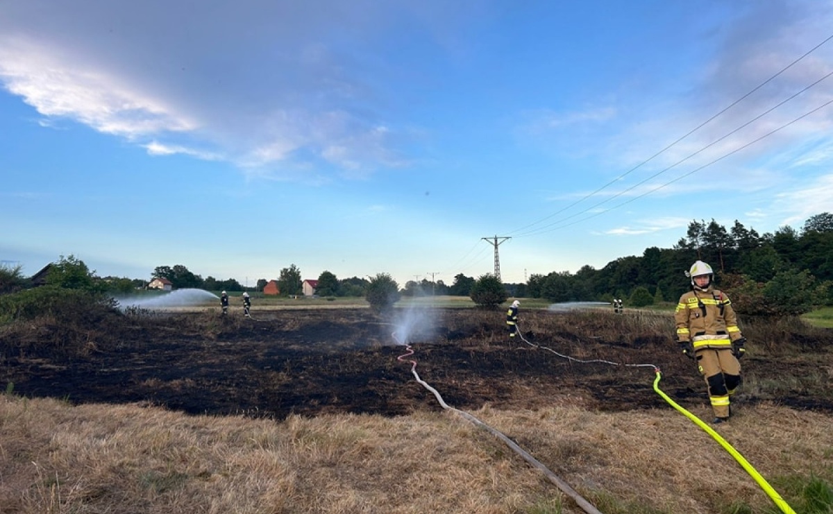 Dwie strażackie interwencje w Żytnej. Pożar trawy na nieużytkach - Serwis informacyjny z Raciborza - naszraciborz.pl