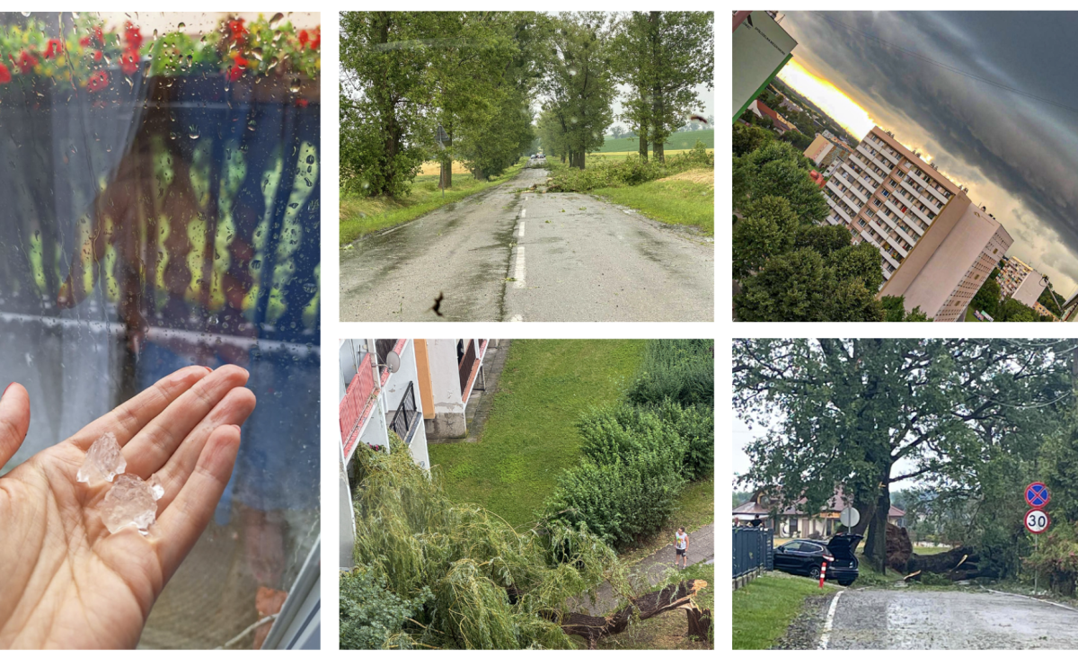 Nawałnica nad powiatem raciborskim. Zalane drogi i posesje, zerwane dachy, połamane drzewa [FOTO i WIDEO] - Serwis informacyjny z Raciborza - naszraciborz.pl