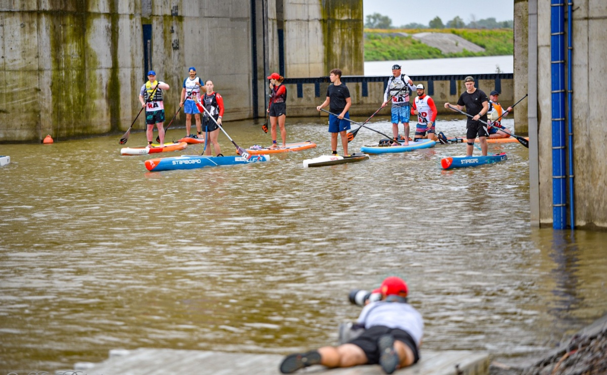 Odra SUP Cup. Wyścig na najdłuższym dystansie wystartował spod zapory - Serwis informacyjny z Raciborza - naszraciborz.pl