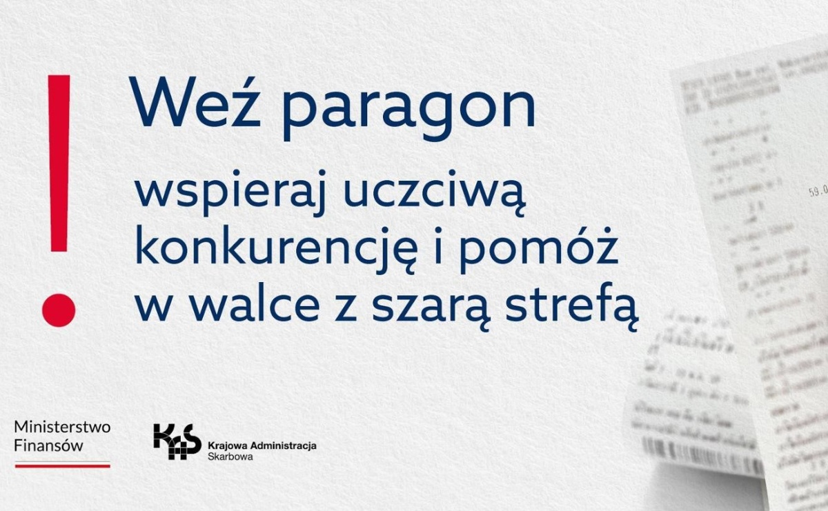 Weź paragon – wspieraj uczciwą konkurencję i pomóż w walce z szarą strefą - Serwis informacyjny z Raciborza - naszraciborz.pl