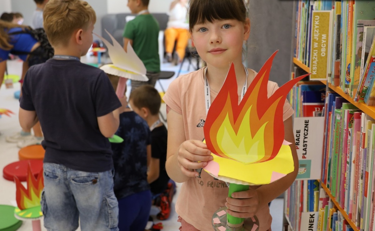 Wakacje w książnicy w olimpijskim klimacie [FOTO i WIDEO] - Serwis informacyjny z Raciborza - naszraciborz.pl