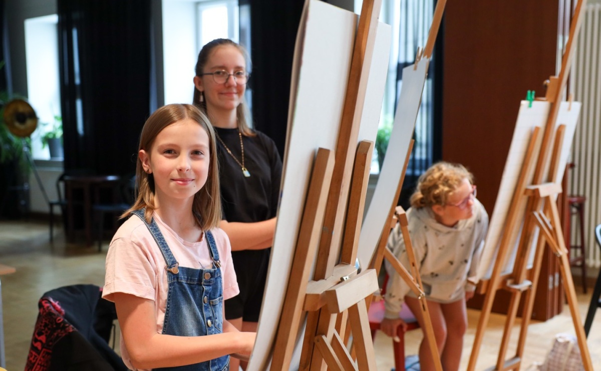 Letnia pracownia malarstwa w RCK - Serwis informacyjny z Raciborza - naszraciborz.pl