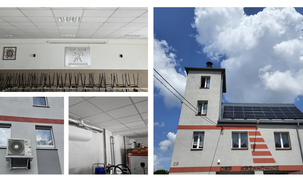 Remiza OSP Krzanowice po modernizacji: ekologiczna i energooszczędna - Serwis informacyjny z Raciborza - naszraciborz.pl