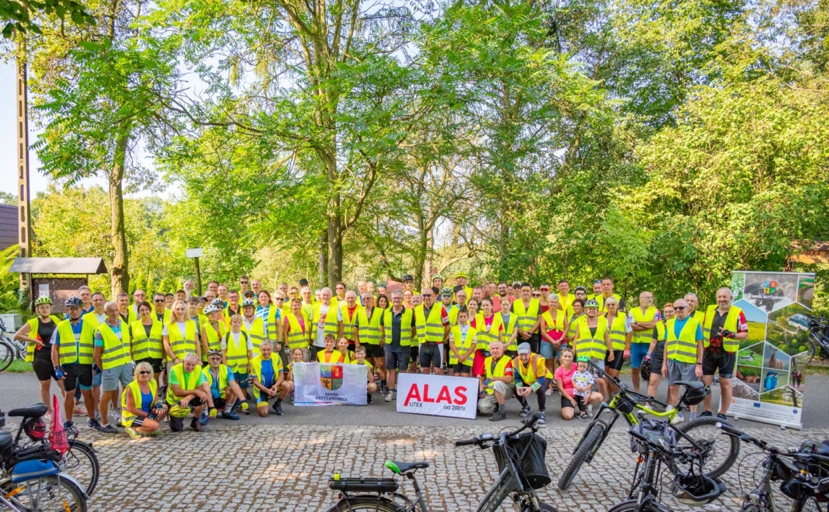 Rajd rowerowy ALAS Utex i gminy Krzyżanowice - Serwis informacyjny z Raciborza - naszraciborz.pl