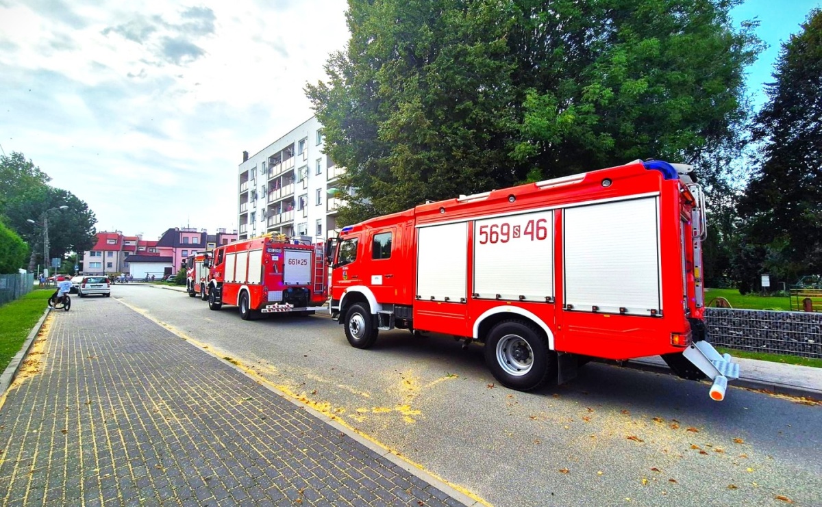Sześć zastępów w akcji w Chałupkach. Powodem… spalona potrawa - Serwis informacyjny z Raciborza - naszraciborz.pl