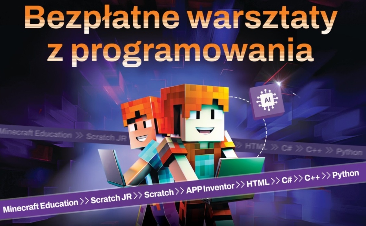 Przeżyjmy razem Cyber Przygodę w świecie sztucznej inteligencji. Wystartowała 15. edycja Koduj z Gigantami - Serwis informacyjny z Raciborza - naszraciborz.pl