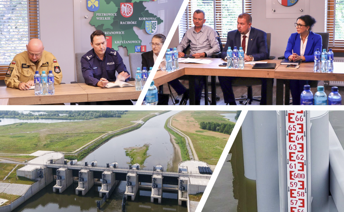 W Starostwie zebrał się powiatowy zespół zarządzania kryzysowego. Podano spodziewane wielkości opadów w naszym powiecie - Serwis informacyjny z Raciborza - naszraciborz.pl