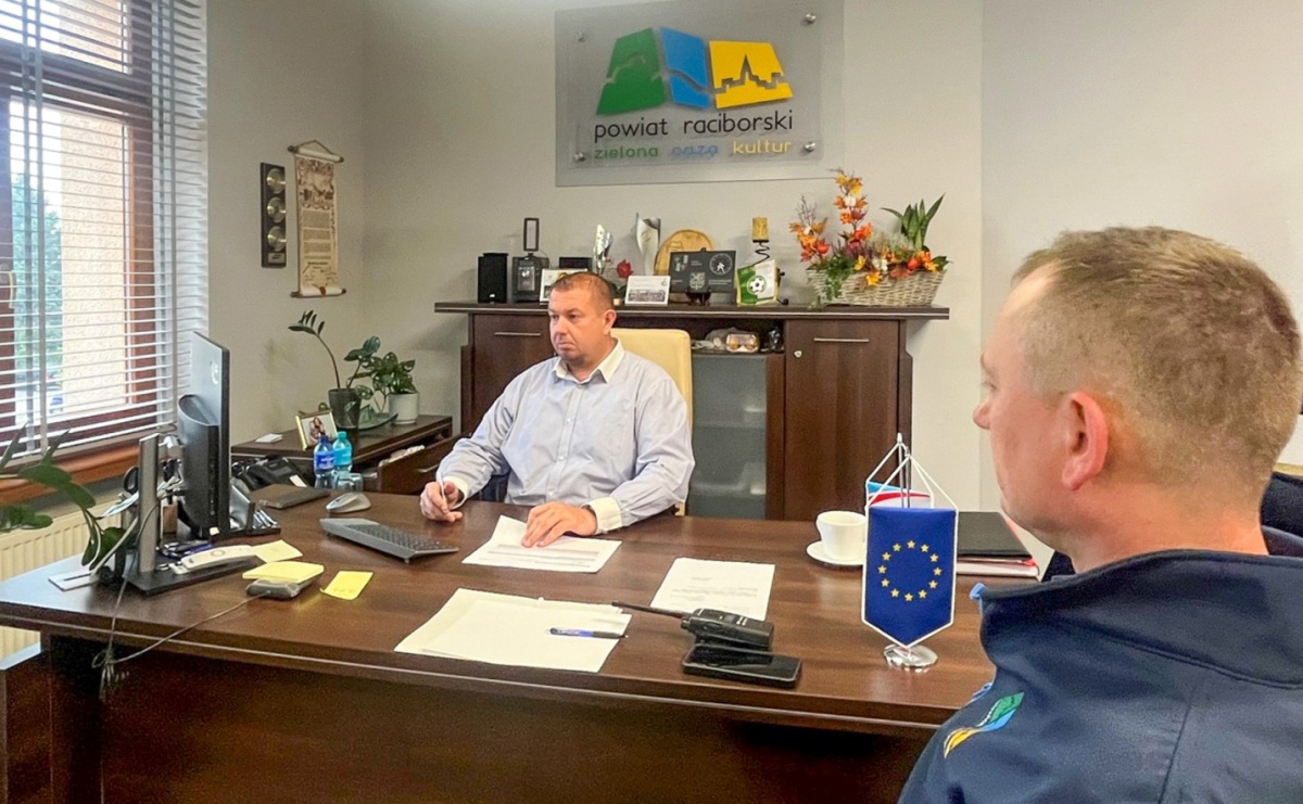 Starosta raciborski na wideokonferencji w sprawie sytuacji meteorologicznej. Zbiornik gotowy do działania - Serwis informacyjny z Raciborza - naszraciborz.pl