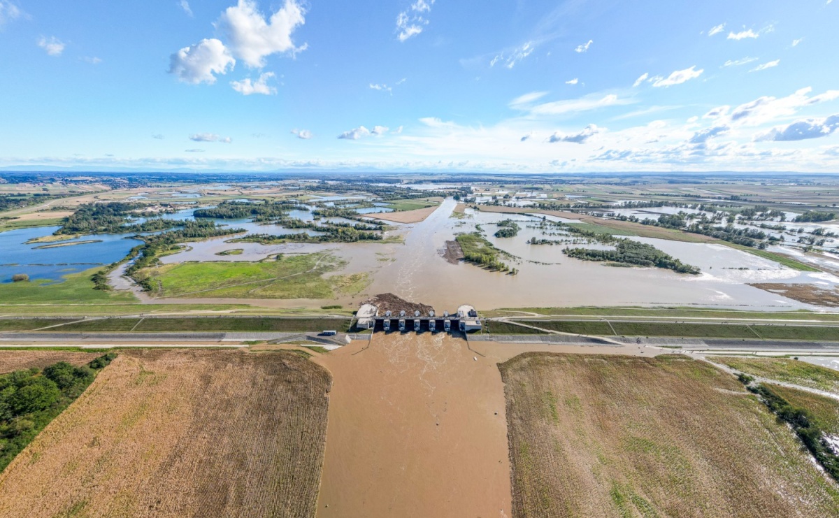 Zbiornik Racibórz przyjął 15 mln metrów sześc. wody. To 10 proc. pojemności - Serwis informacyjny z Raciborza - naszraciborz.pl