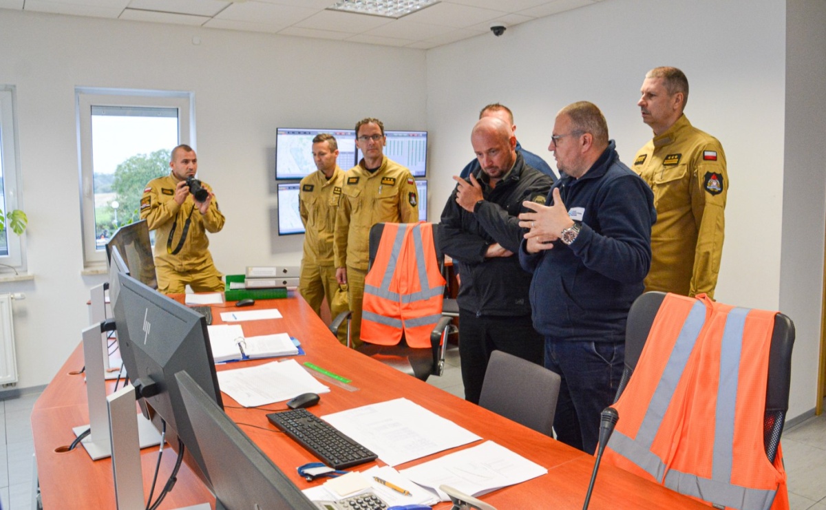 Szef Biura Bezpieczeństwa Narodowego Kancelarii Prezydenta RP wizytował zbiornik Racibórz - Serwis informacyjny z Raciborza - naszraciborz.pl