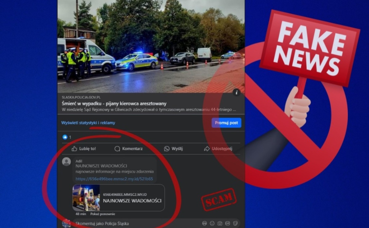 Najnowsze informacje z miejsca zdarzenia... To fałszywe linki, uważaj, nie klikaj! - Serwis informacyjny z Raciborza - naszraciborz.pl