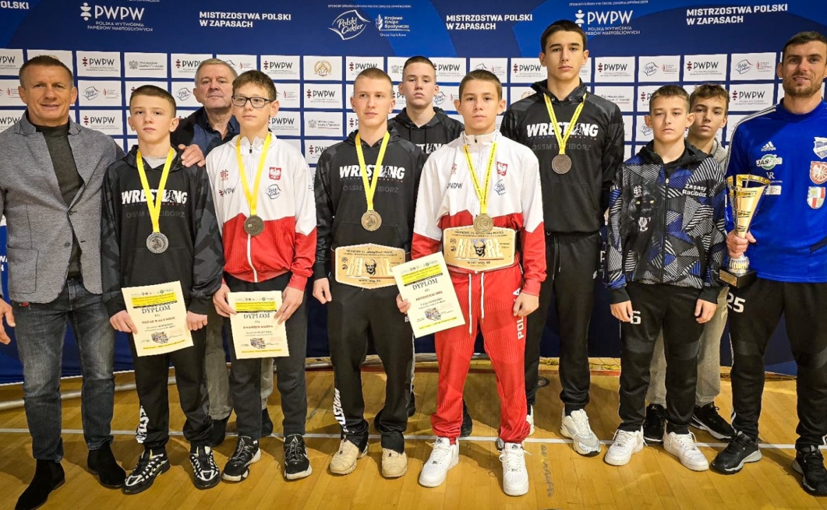Międzynarodowe Mistrzostwa Polski Kadetów w zapasach w stylu klasycznym: Sukces MKZ Unia Racibórz - Serwis informacyjny z Raciborza - naszraciborz.pl