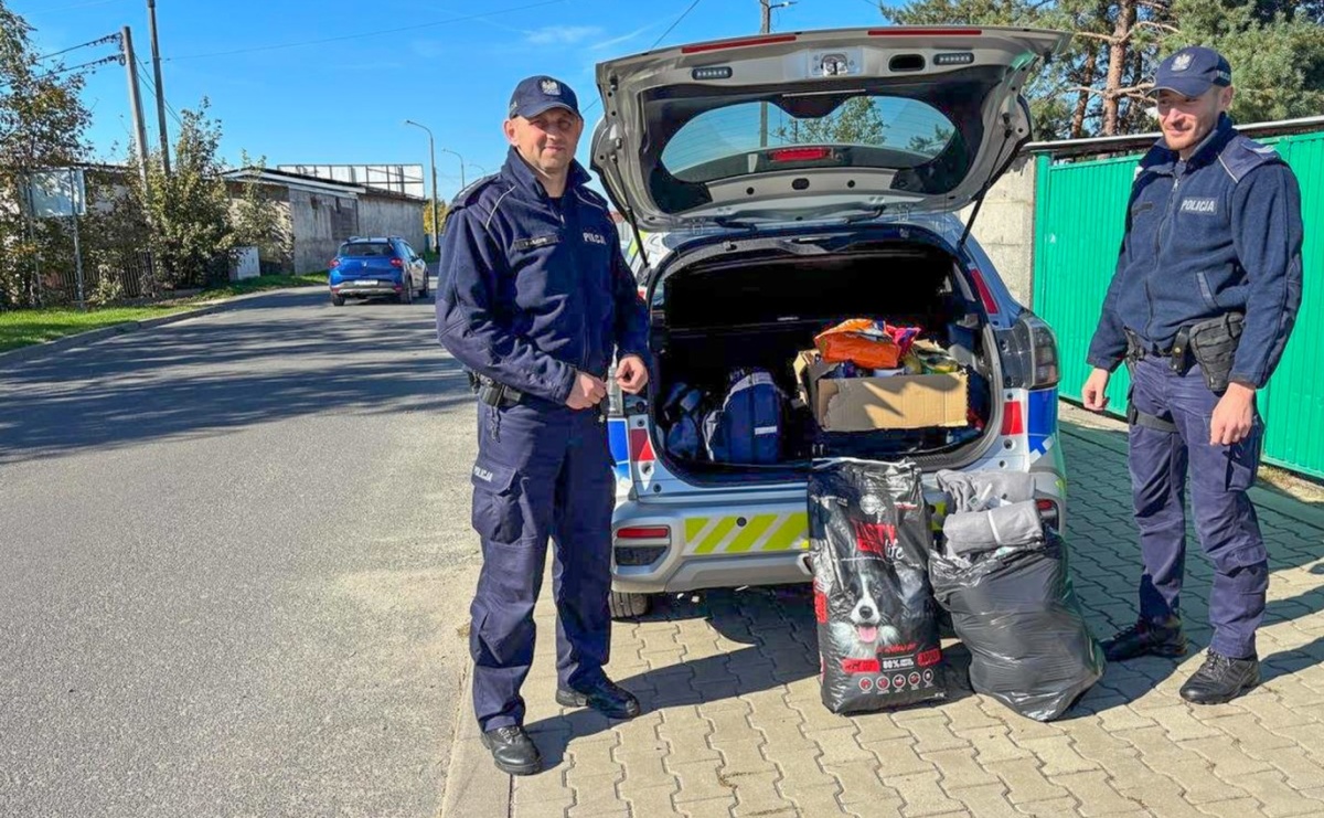 Mundurowi wspierają schronisko dla zwierząt - Serwis informacyjny z Raciborza - naszraciborz.pl