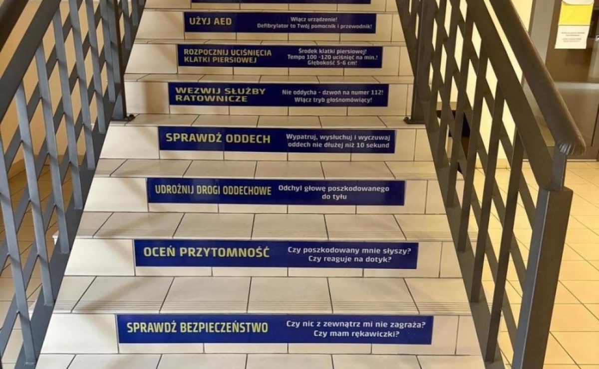 KPP Racibórz w projekcie Schody dla życia - Serwis informacyjny z Raciborza - naszraciborz.pl