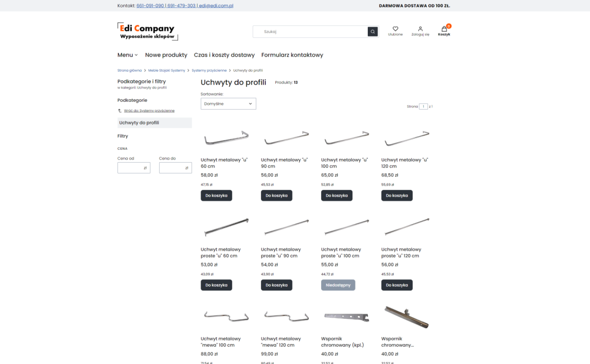 Jakie uchwyty do profili wybrać do sklepu odzieżowego? - Serwis informacyjny z Raciborza - naszraciborz.pl