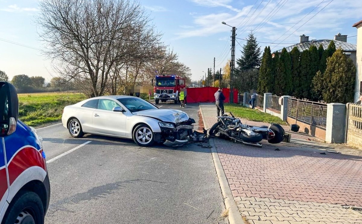 Dwie ciężko ranne ofiary wypadku w Lubomi. Zderzyli się z audi kierowanym przez raciborzanina - Serwis informacyjny z Raciborza - naszraciborz.pl