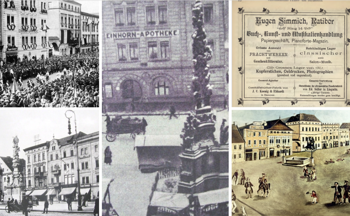 Dzieje domu z apteką Pod złotym jednorożcem i księgarnią na raciborskim rynku - Serwis informacyjny z Raciborza - naszraciborz.pl