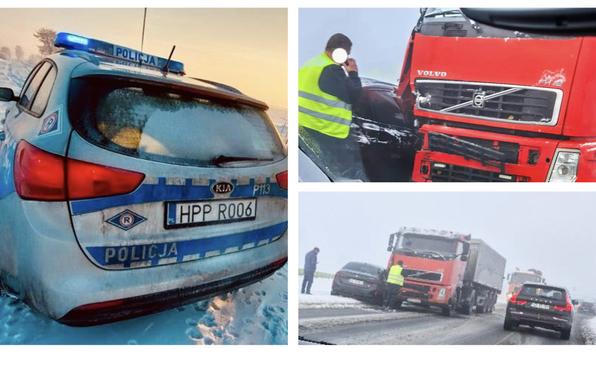 Pierwsze opady śniegu. Pierwsze zderzenie - Serwis informacyjny z Raciborza - naszraciborz.pl