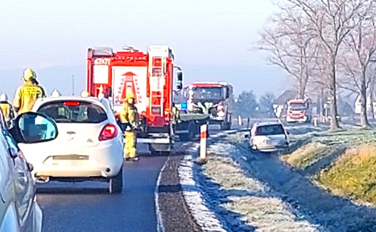 Citroen wylądował w rowie w Żerdzinach - Serwis informacyjny z Raciborza - naszraciborz.pl