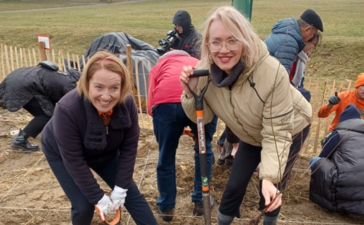 Pierwszy las Miyawaki w Rybniku. Raciborskie urzędniczki włączyły się w akcję sadzenia - Serwis informacyjny z Raciborza - naszraciborz.pl