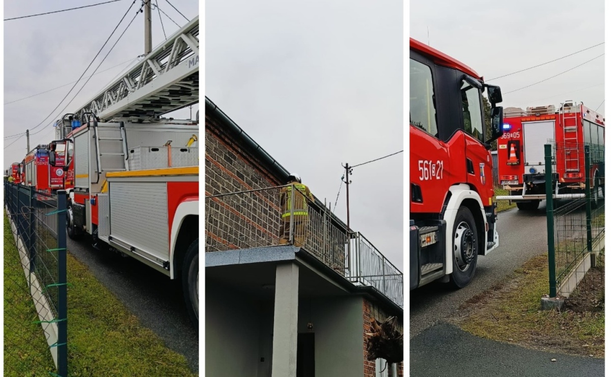 W Siedliskach zapaliła się sadza w kominie - Serwis informacyjny z Raciborza - naszraciborz.pl