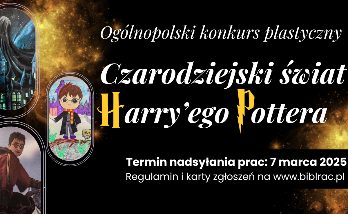 Czarodziejski świat Harry’ego Pottera – nowy, ogólnopolski konkurs plastyczny w bibliotece - Serwis informacyjny z Raciborza - naszraciborz.pl