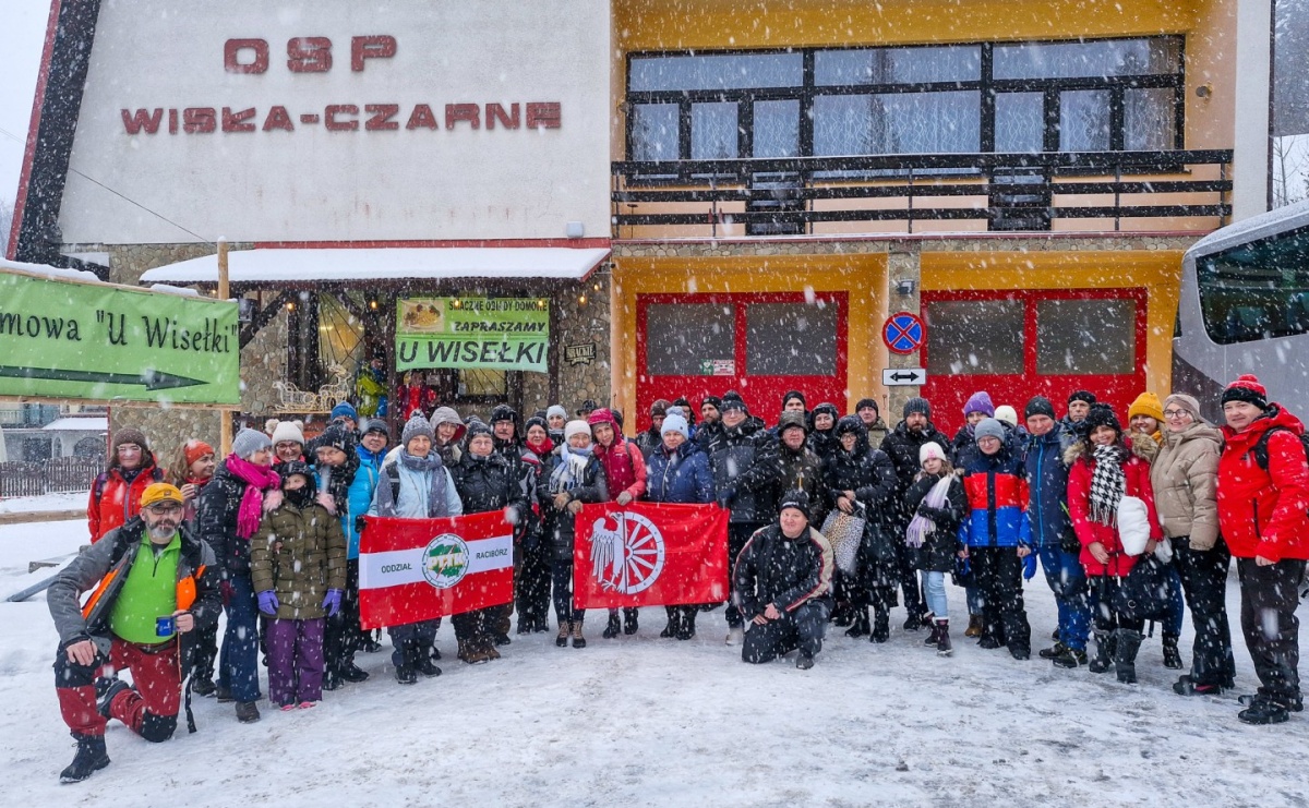 Kulig w Wiśle-Czarne zorganizowany przez PTTK Oddział Racibórz – zimowa przygoda pełna - Serwis informacyjny z Raciborza - naszraciborz.pl