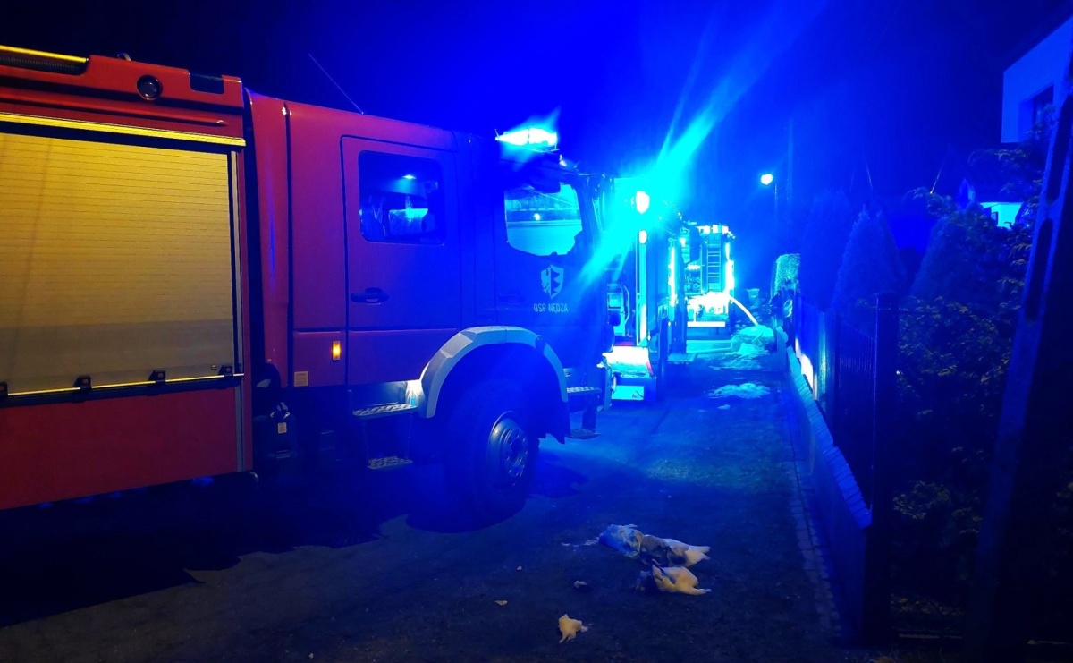 Raport 998. Pożary w Gamowie i Górkach Śląskich - Serwis informacyjny z Raciborza - naszraciborz.pl