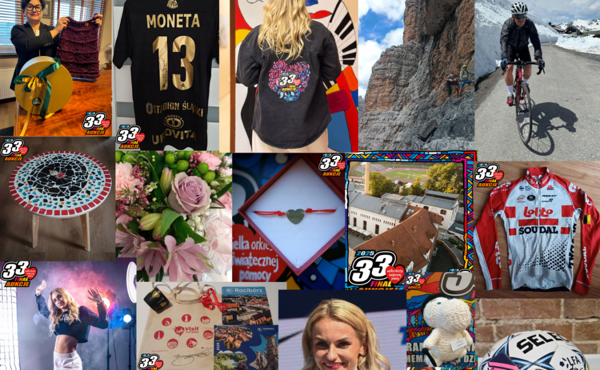 Licytacje internetowe i ze sceny. 33 Finał WOŚP Racibórz. Co można kupić? - Serwis informacyjny z Raciborza - naszraciborz.pl