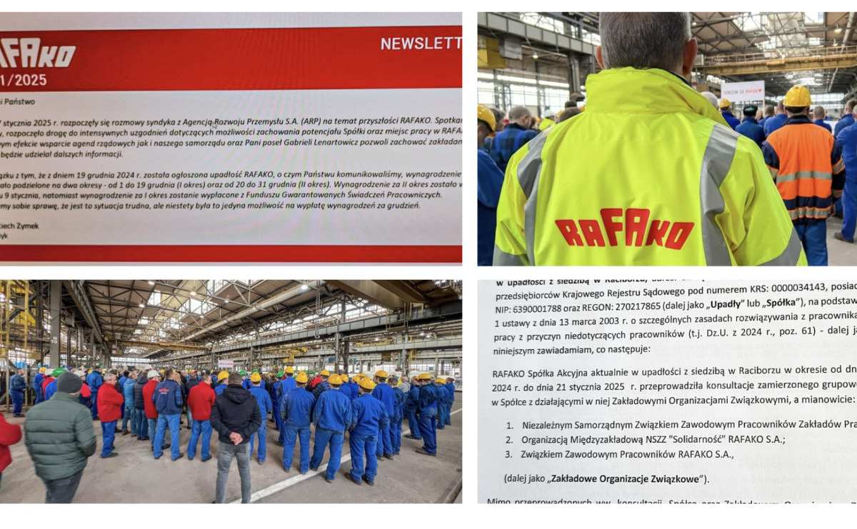 Zwolnienia grupowe w Rafako. Rozmowy w Warszawie bez efektów - Serwis informacyjny z Raciborza - naszraciborz.pl