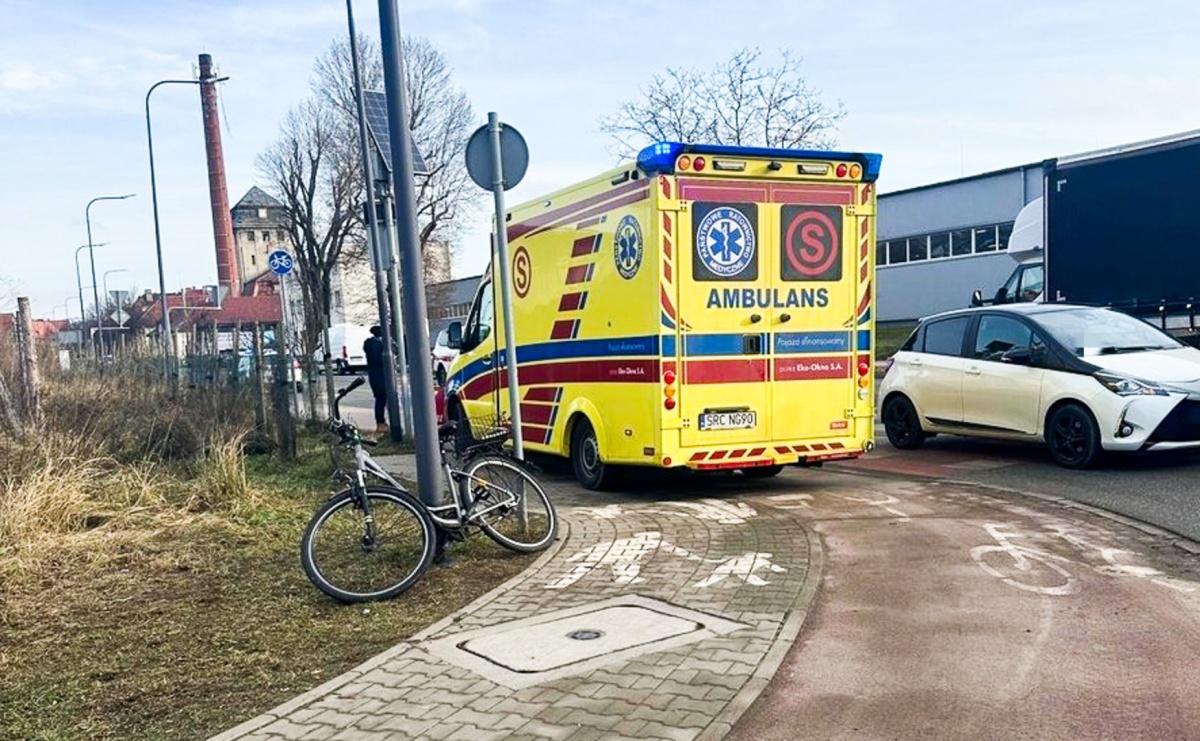 Kierowca toyoty potrącił rowerzystę - Serwis informacyjny z Raciborza - naszraciborz.pl