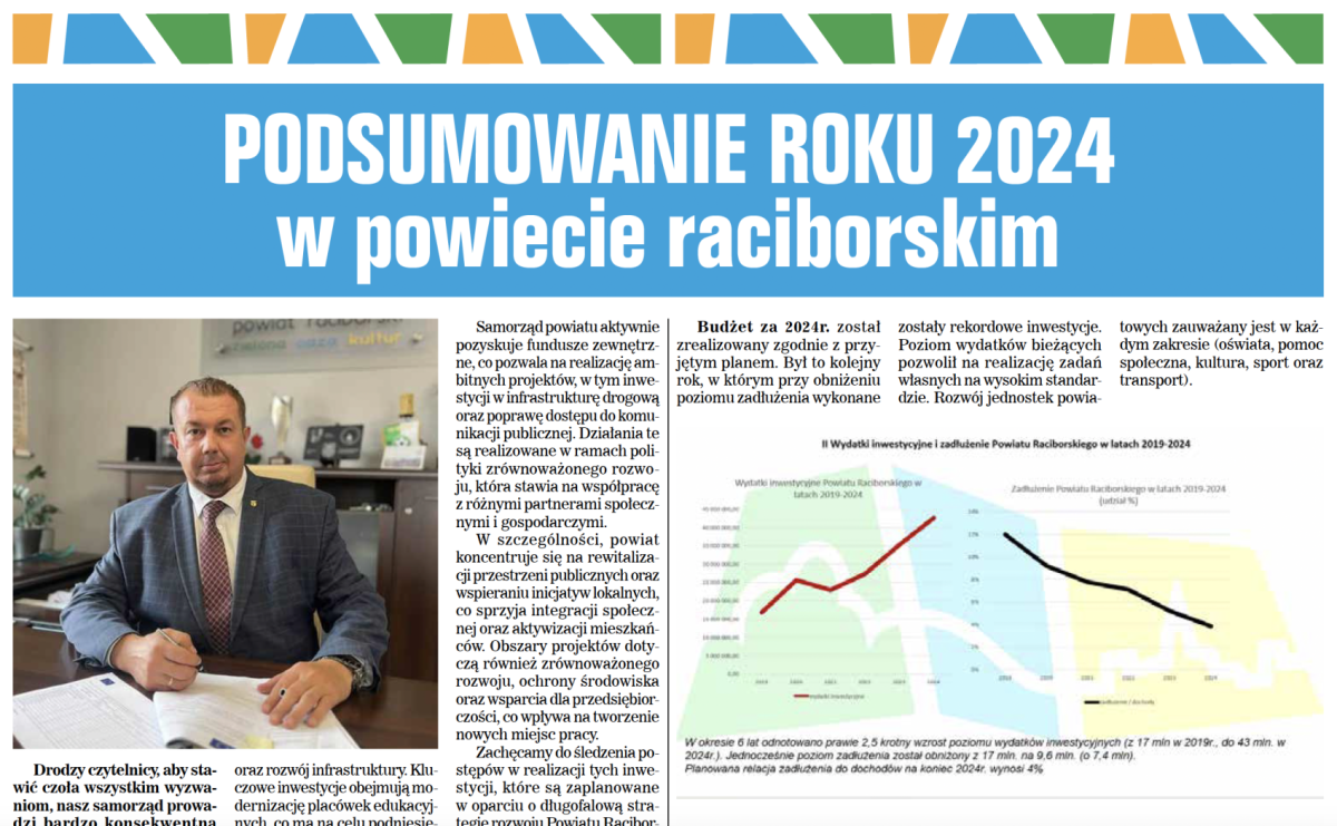 Podsumowanie roku 2024 w powiecie raciborskim: inwestycje, współpraca i rozwój - Serwis informacyjny z Raciborza - naszraciborz.pl