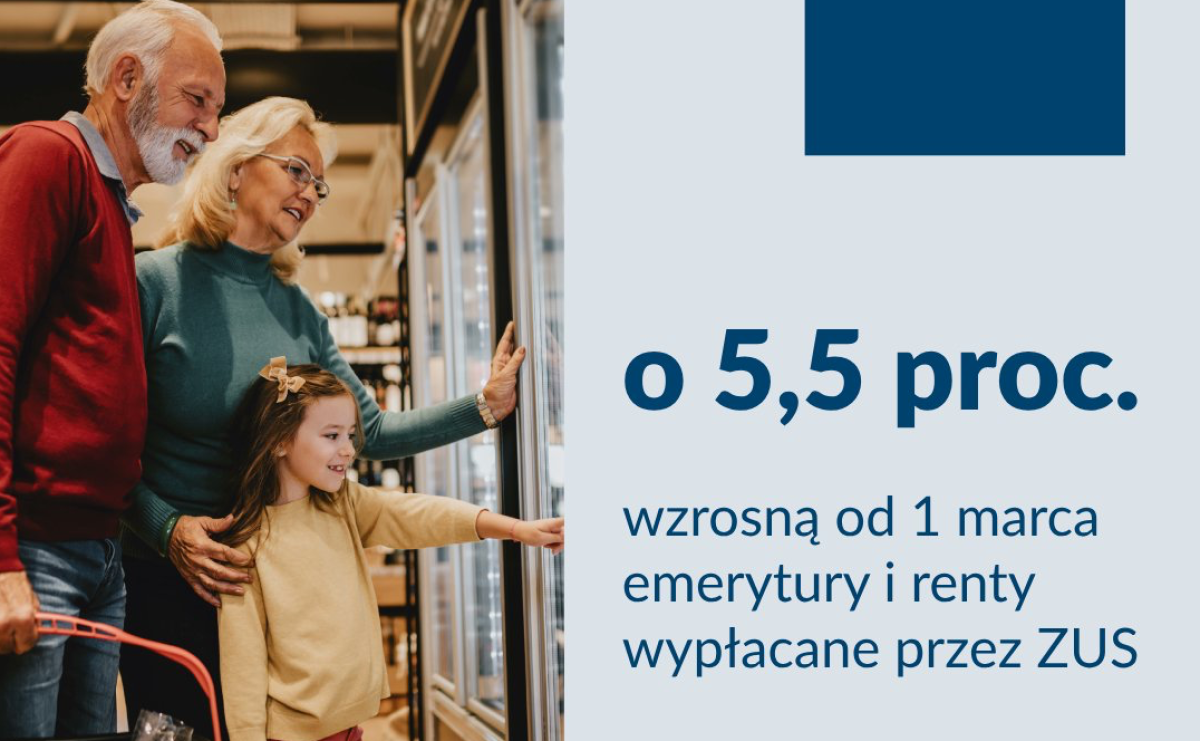 ZUS. Od marca emerytury i renty w górę - Serwis informacyjny z Raciborza - naszraciborz.pl